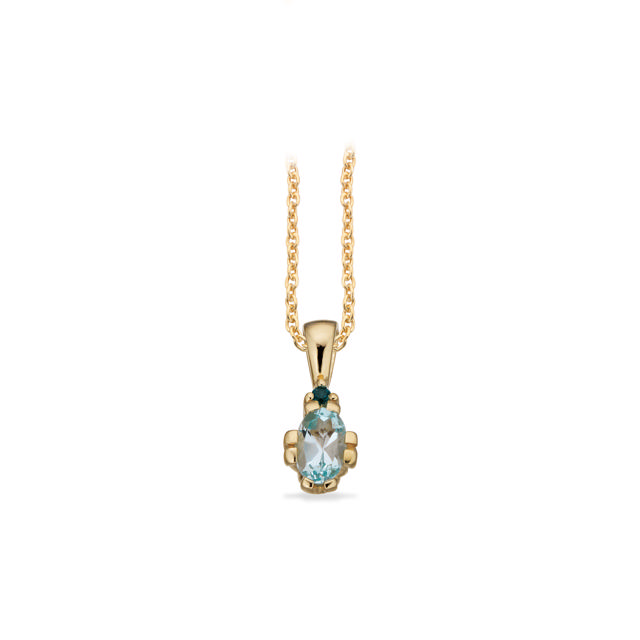 Pendant topaz 333 yell.