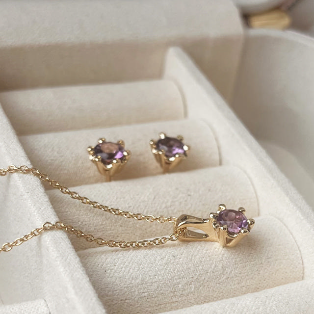 Pendant amethyst 333 yell.