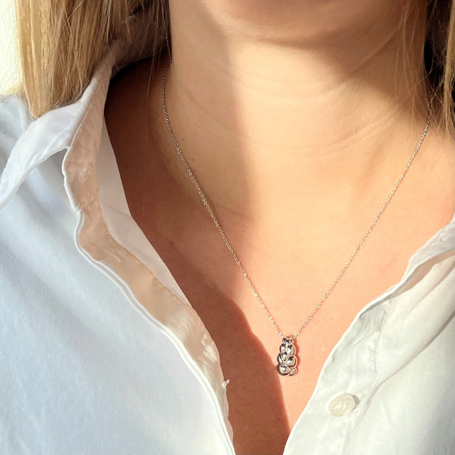 Pendant 925 platinium