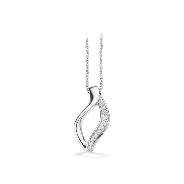 Pendant zir. 925 platinium