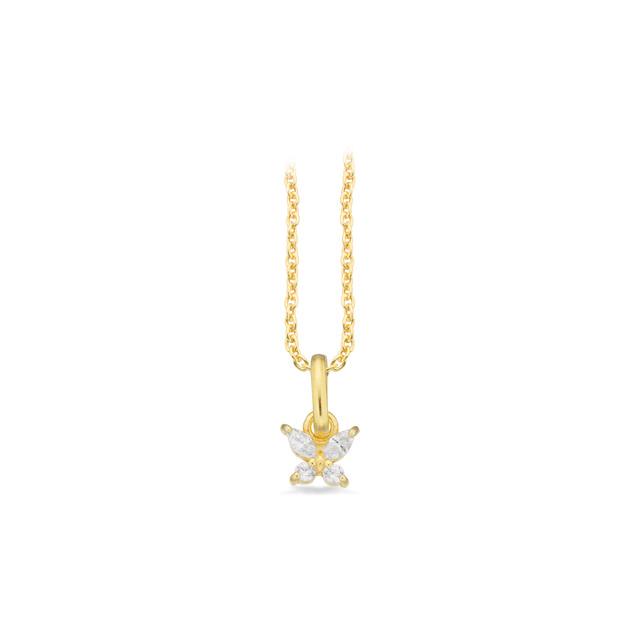 Pendant zir. 925 goldplated