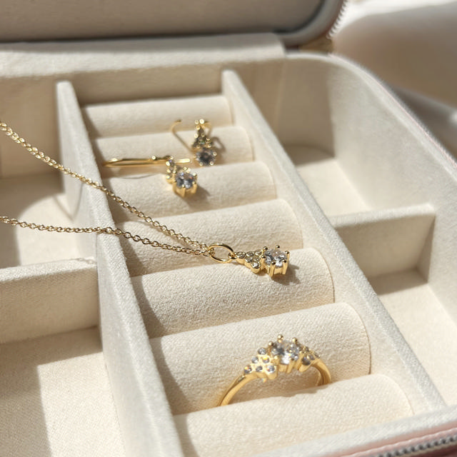 Pendant zir. 925 goldplated