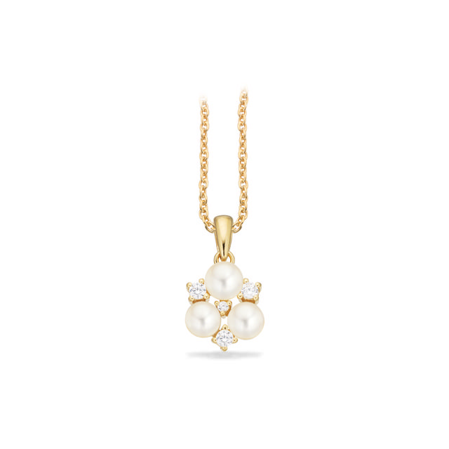 Pendant fwp. zir. 925 goldplated