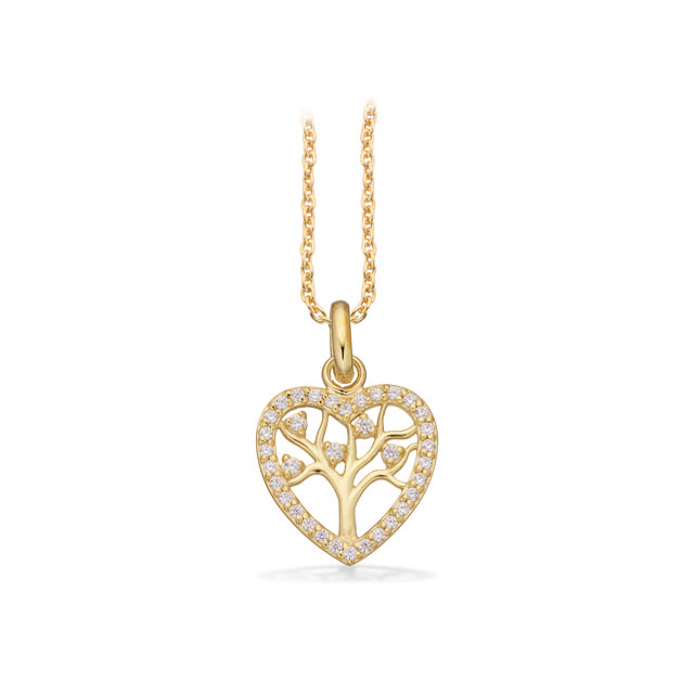 Pendant zir. 925 goldplated