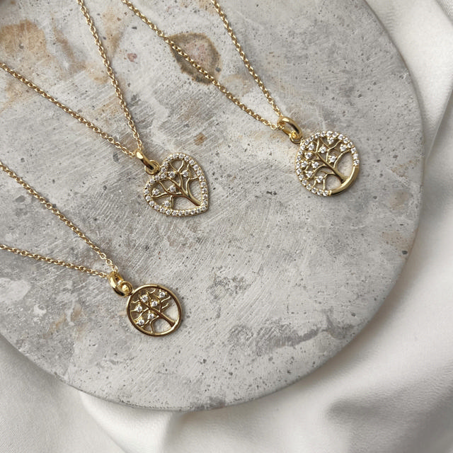 Pendant zir. 925 goldplated