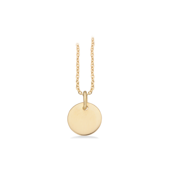 *#TagMe 10 mm. blank sølv fg. m/kæde