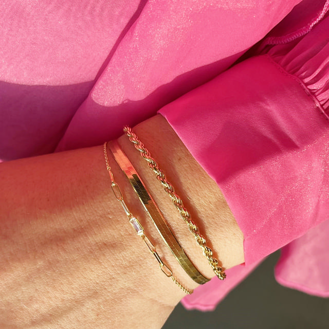 Bracelet 925 goldplated