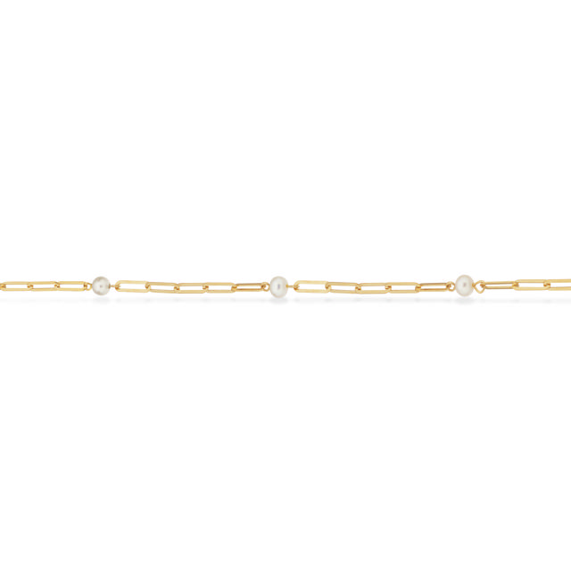 Bracelet fwp./links 925 goldplated