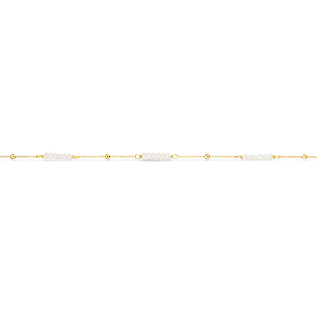 Bracelet fwp. 925 goldplated