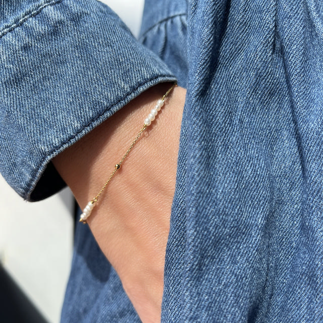 Bracelet fwp. 925 goldplated