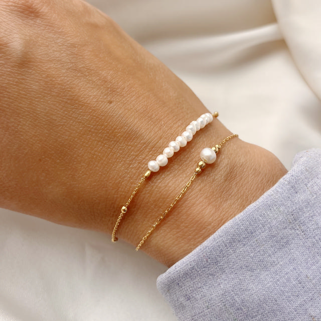 Bracelet fkp. 925 goldplated