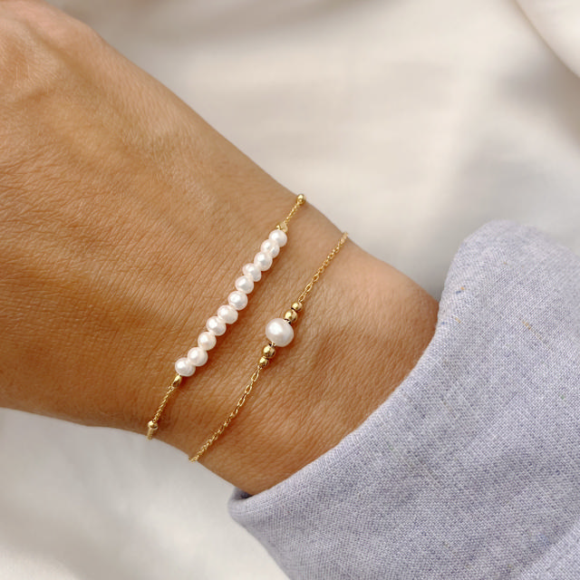 Bracelet fwp. 925 goldplated
