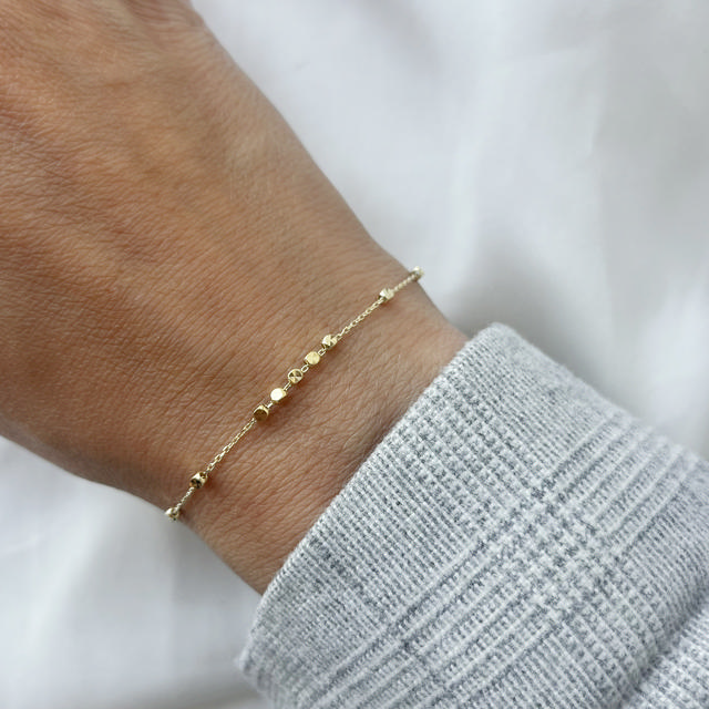 Bracelet zir. 925 goldplated