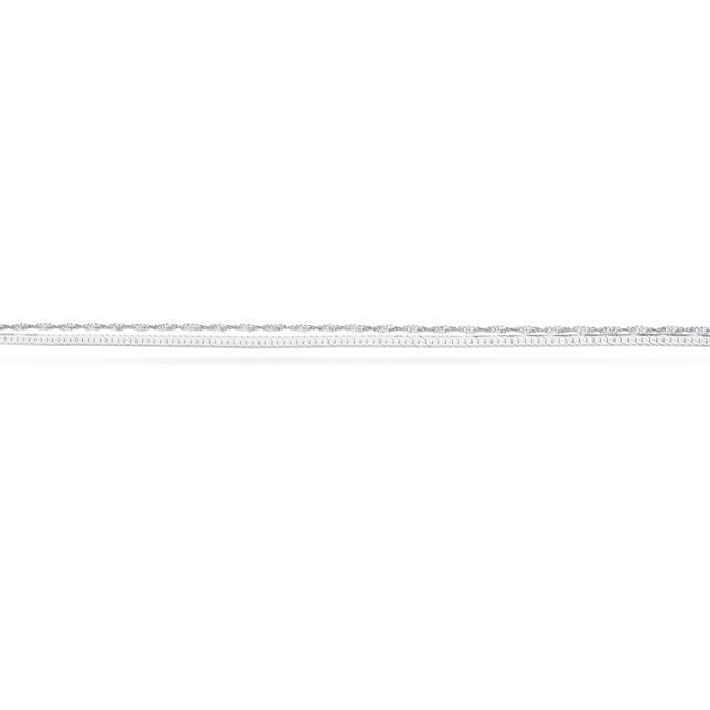 *Armbånd db. række singapore/magic sølv rh 17+2 cm
