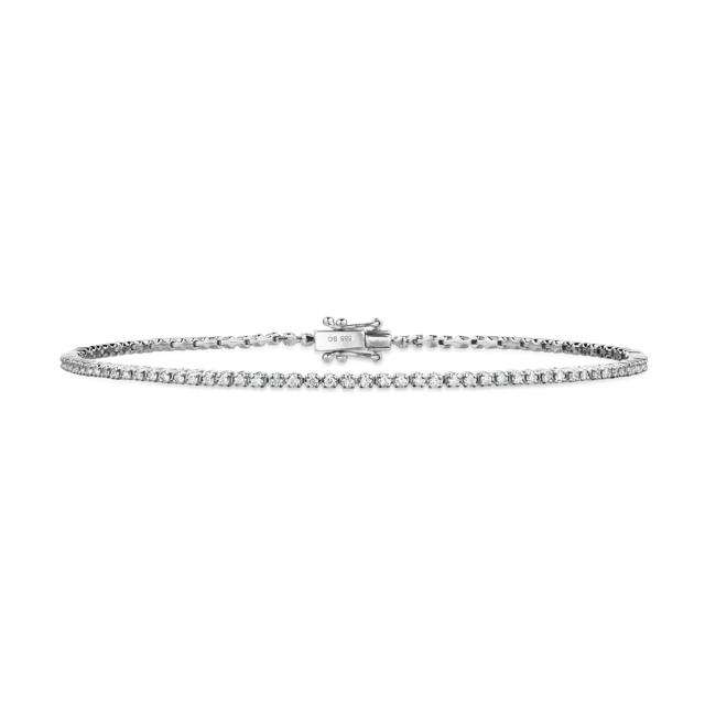 Tennis bracelet 0,55 H-W/SI 585 white