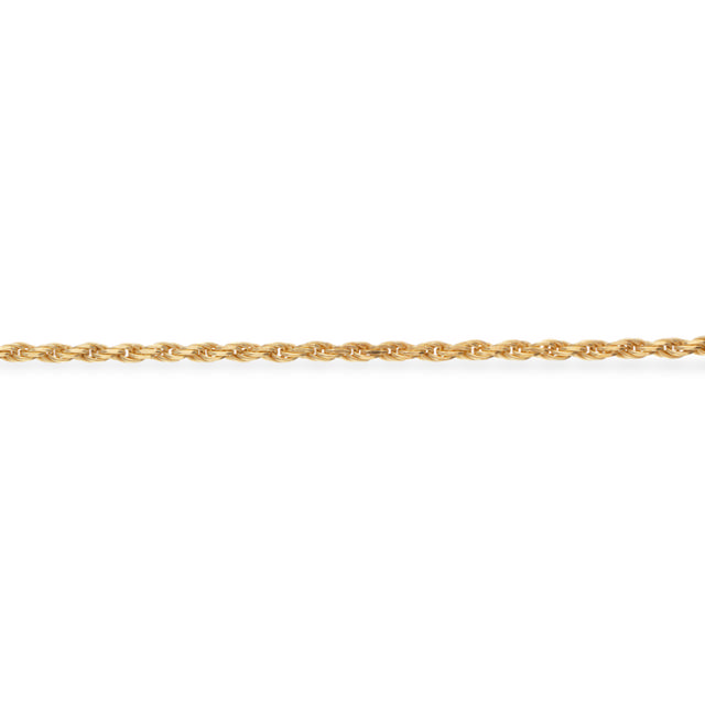 Bracelet cordel 925 goldplated 17+2 cm