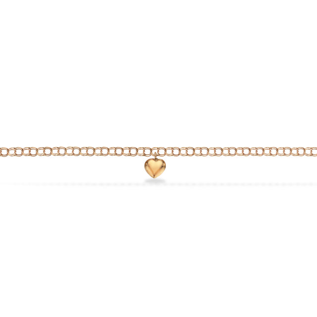 Bracelet heart 16 cm 333 yell.