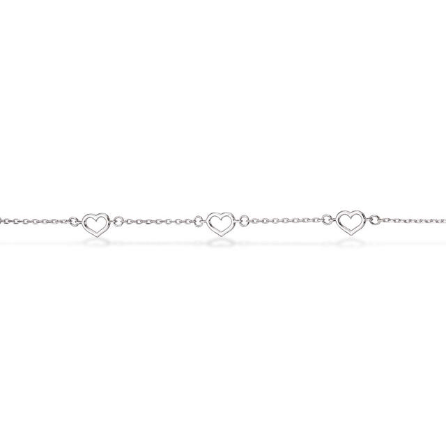 Childrens bracelet hearts 925 rho.