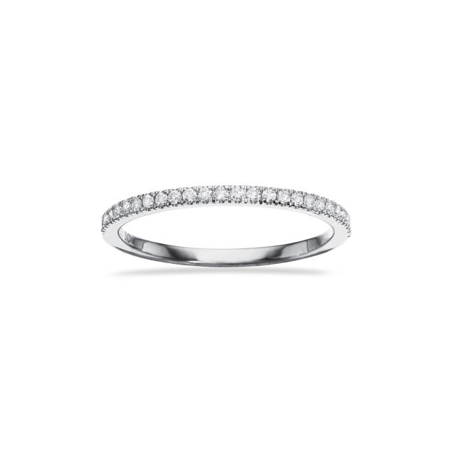 Ring 0,16 H-W/SI 585 white
