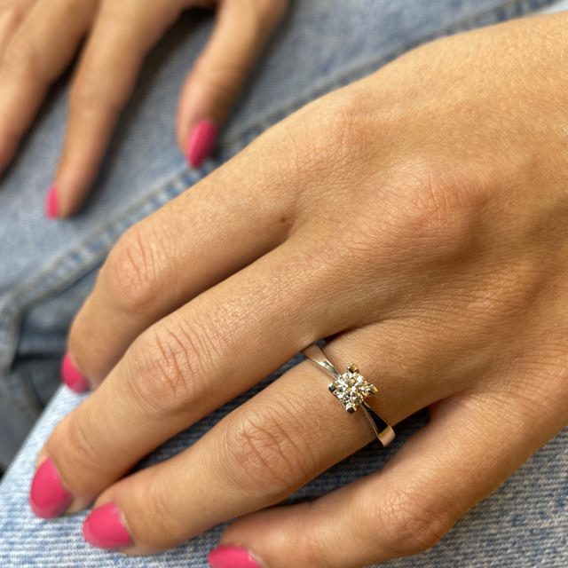 RING 585 0,30 W/SI WHITE