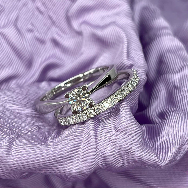 RING 585 0,40 W/SI WHITE