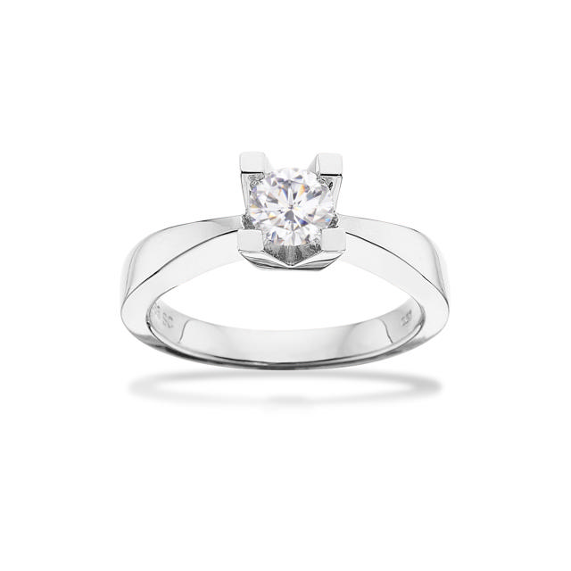 RING 585 0,50 W/SI WHITE