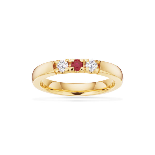 Grace Ring 14 kt. rd. 3x0,07 mix