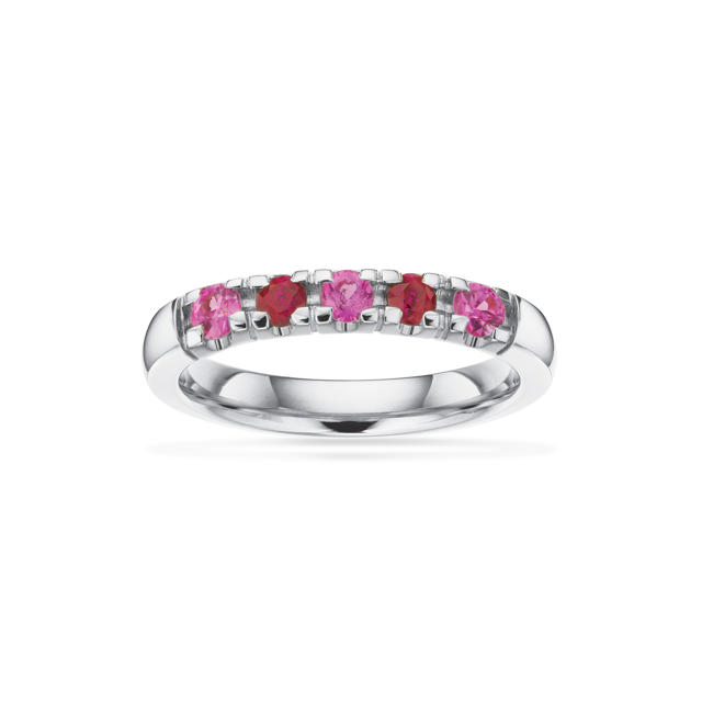 Grace Ring 14 kt. hv. 5x0,07 mix
