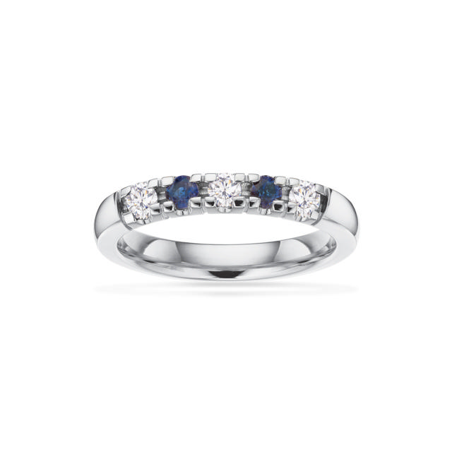Grace Ring 14 kt. hv. 5x0,07 mix