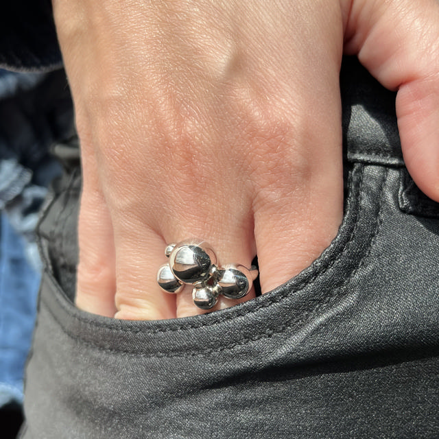 Ring 925 platinium