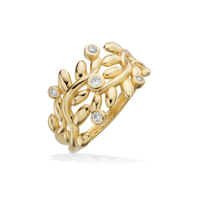 Ring zir. 925 goldplated