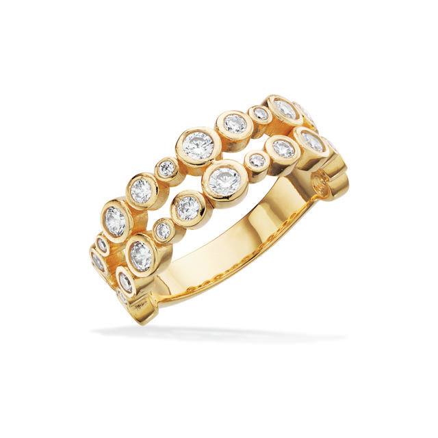 Ring zir. 925 goldplated