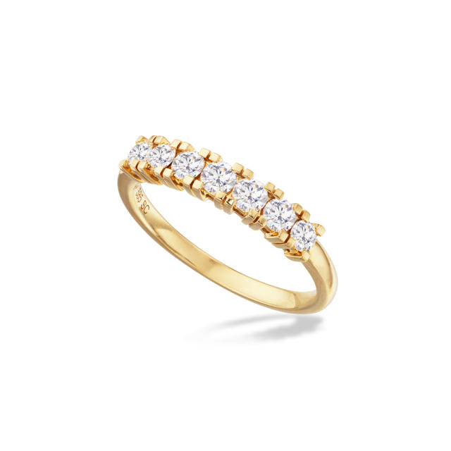 *Kleopatra alliancering 7x0,08 H-W/SI 14 kt