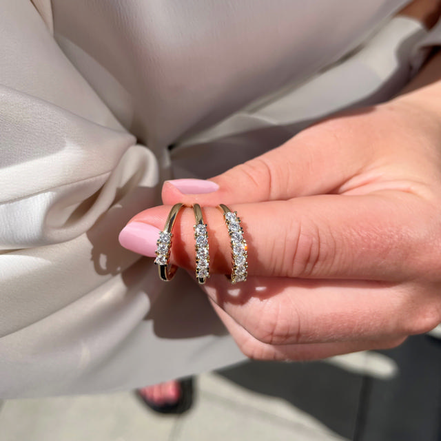 *Kleopatra alliancering 7x0,08 H-W/SI 14 kt