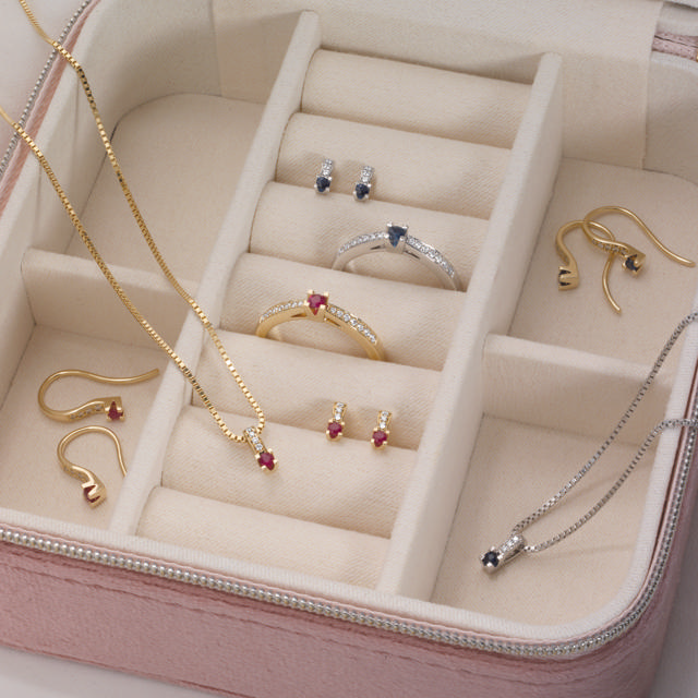 *Kleopatra Queen ring rubin+0,12 H-W/SI 14 kt