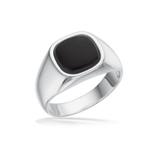 Mens ring onyx 925