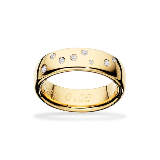 Brillanter isat som jomfru 0,08 H-W/SI