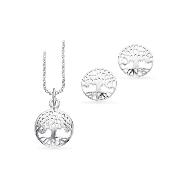Pendant + earrings 925