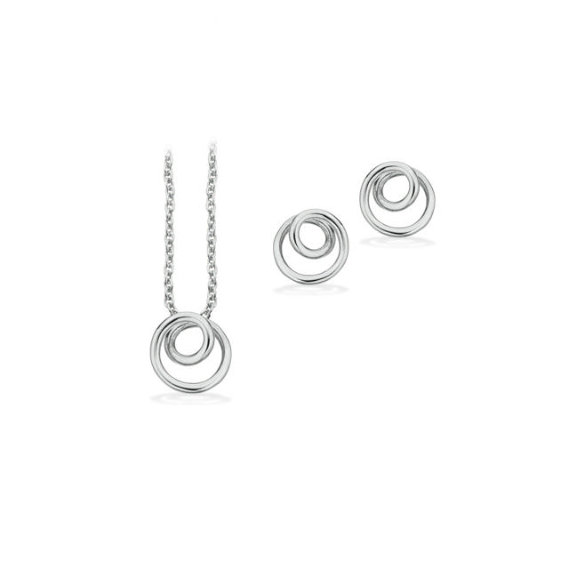 Pendant + earsticks 925