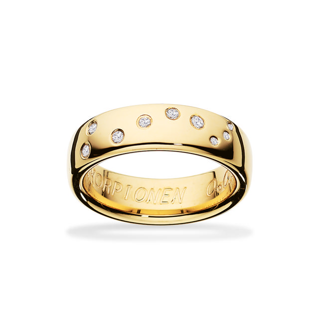 Brillanter isat som skorpion 0,085 H-W/SI