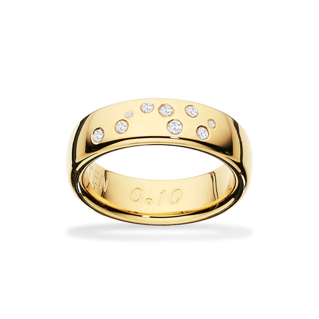 Brillanter isat som skytte 0,10 H-W/SI