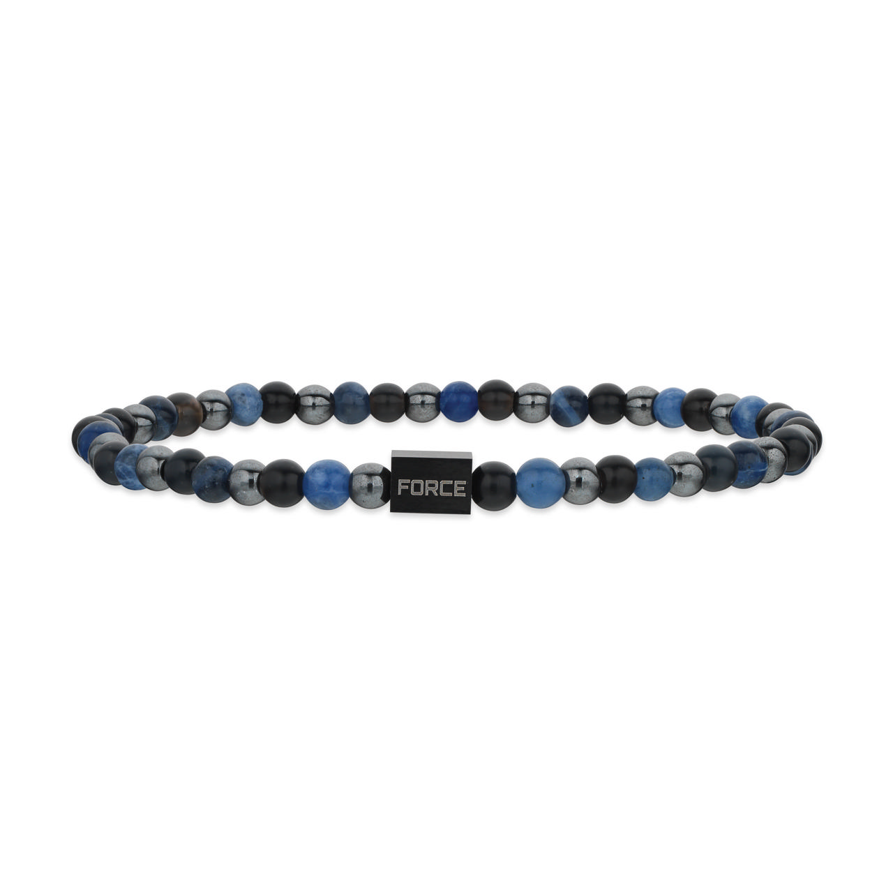 Bracelet sodalite, hematite, agate 19 cm