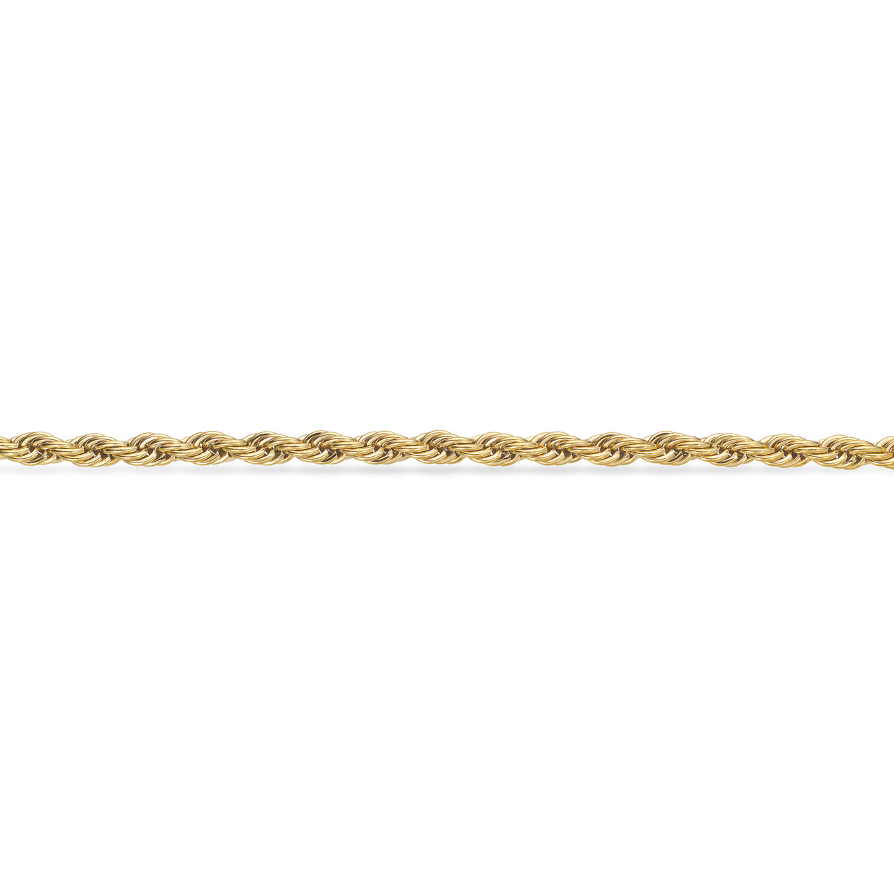 Force halskæde cordel 5 mm. stål fg.  45+5 cm