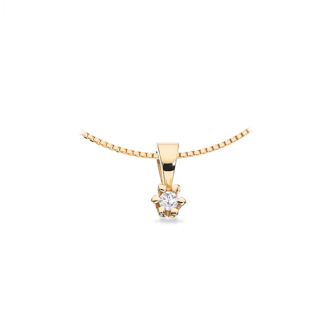 *Victoria vedh. 14 kt. rd 0,05 G-TW/SI