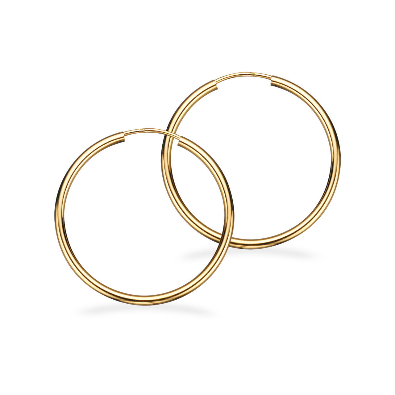 Creoler 2 x 30 mm. 8 kt.