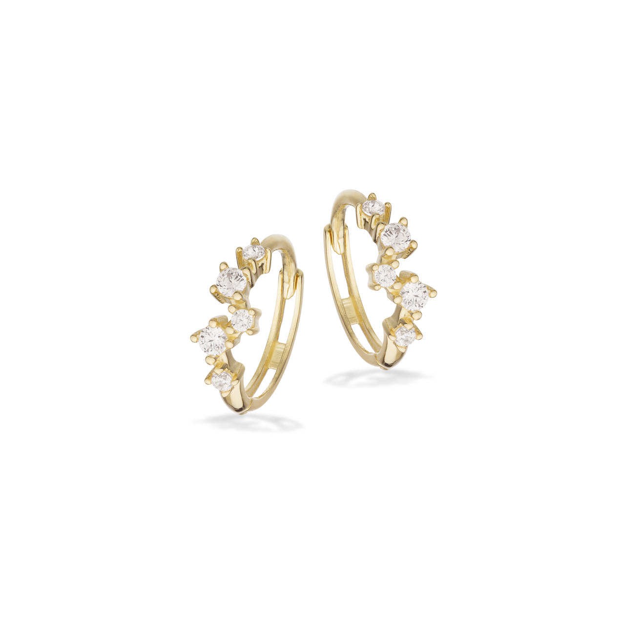 Creoler cubic zir. 8 kt.