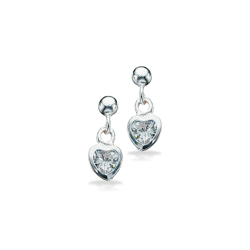 Earhanger heart zir. 925