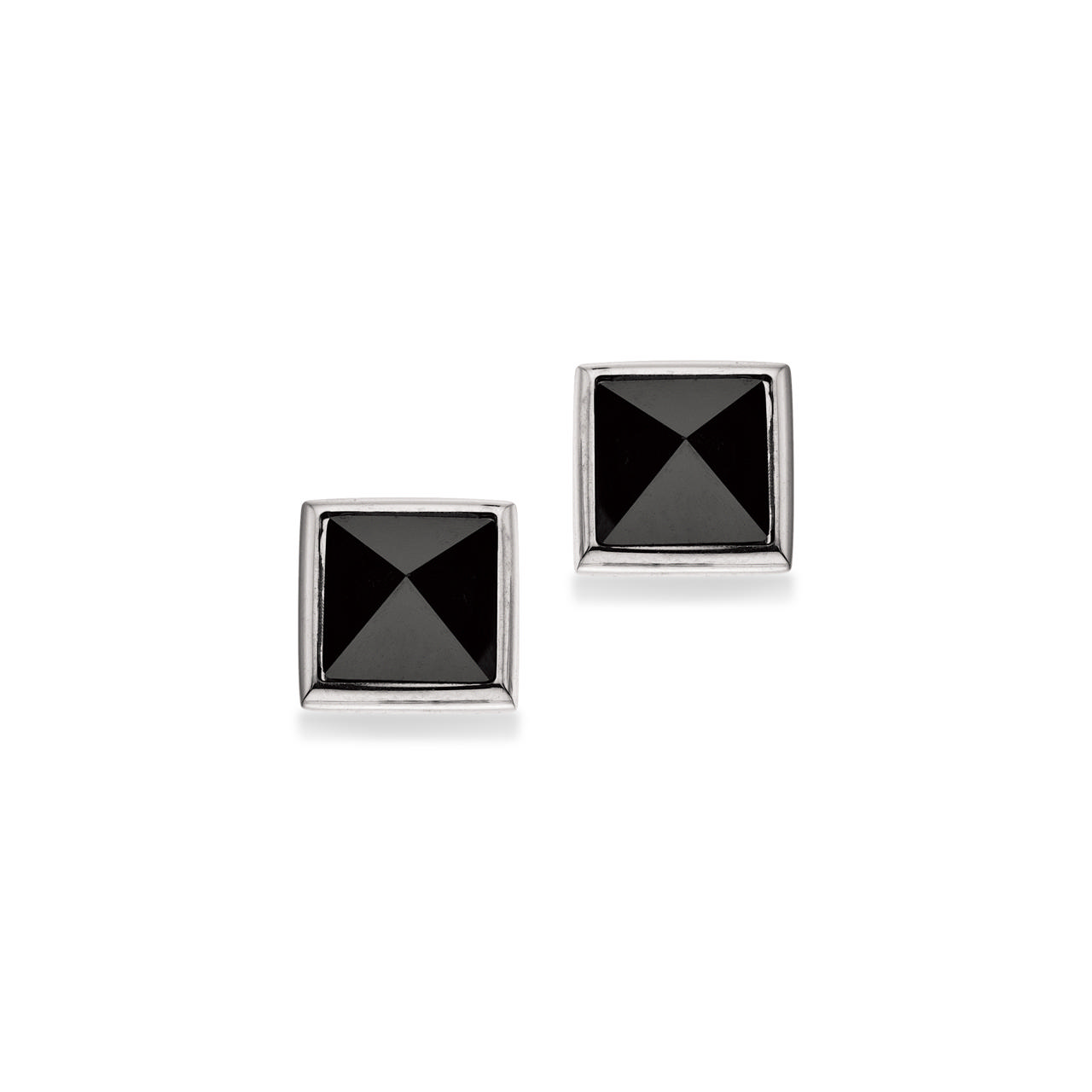 Earsticks men black crystal steel