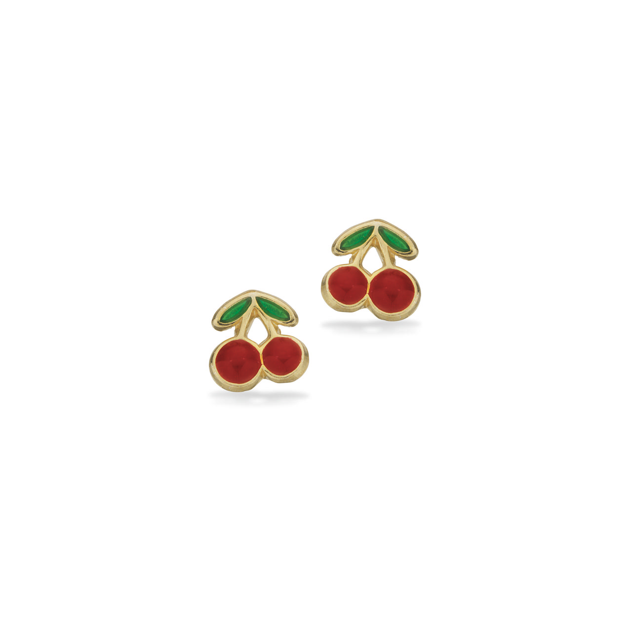 Earsticks cherry 925 goldplated
