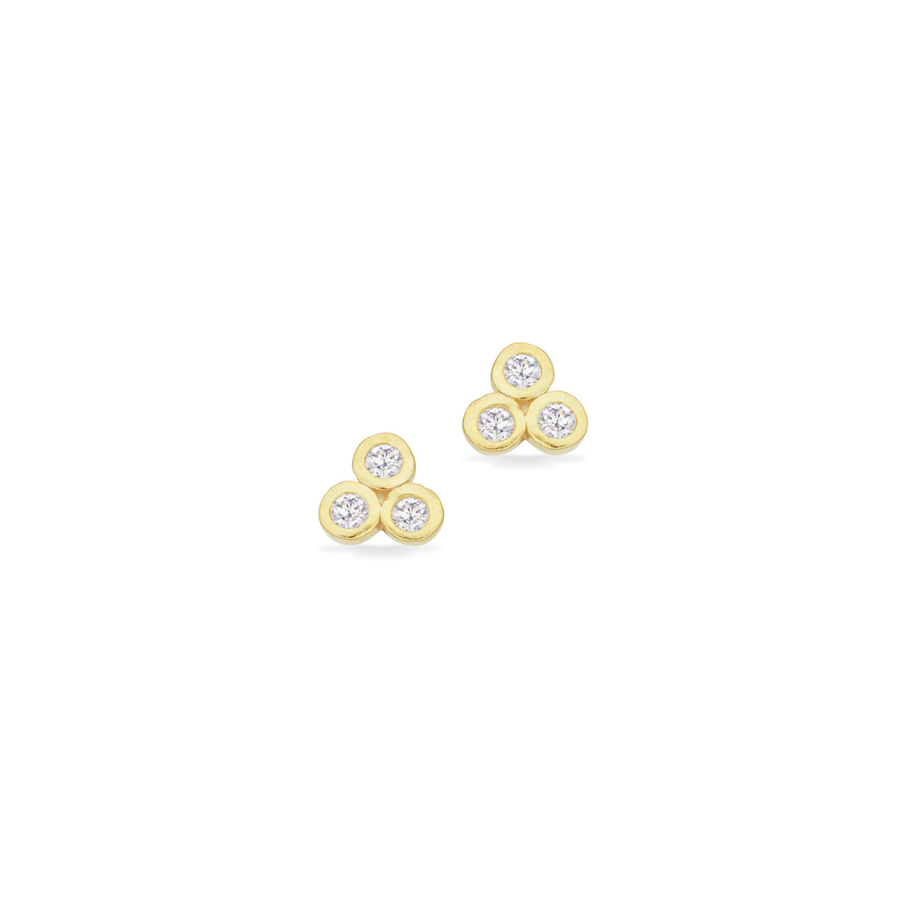 Earsticks zir. 925 goldplated